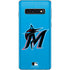 MLB Miami Marlins Solid Distressed Galaxy S10 Skin