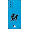 MLB Miami Marlins Solid Distressed Galaxy S20 Skin