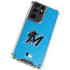 MLB Miami Marlins Solid Distressed Galaxy S21 Ultra 5G Clear Case