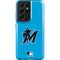 MLB Miami Marlins Solid Distressed Galaxy S21 Ultra 5G Pro Case