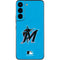 MLB Miami Marlins Solid Distressed Galaxy S22 Skin