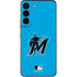 MLB Miami Marlins Solid Distressed Galaxy S22 Skin