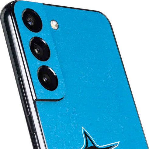 MLB Miami Marlins Solid Distressed Galaxy S22 Skin