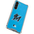 MLB Miami Marlins Solid Distressed Galaxy S23 Plus Clear Case