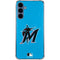 MLB Miami Marlins Solid Distressed Galaxy S24 Clear Case