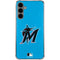 MLB Miami Marlins Solid Distressed Galaxy S24 Plus Clear Case