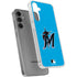 MLB Miami Marlins Solid Distressed Galaxy S24 Plus Clear Case