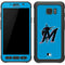 MLB Miami Marlins Solid Distressed Galaxy S7 Active Skin