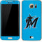 MLB Miami Marlins Solid Distressed Galaxy S7 Edge Skin