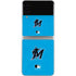 MLB Miami Marlins Solid Distressed Galaxy Z Flip4 5G Skin