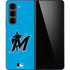 MLB Miami Marlins Solid Distressed Galaxy Z Fold5 5G Skin