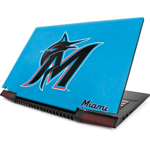 MLB Miami Marlins Solid Distressed Lenovo IdeaPad Skin