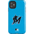 MLB Miami Marlins Solid Distressed iPhone 11 Impact Case
