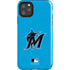 MLB Miami Marlins Solid Distressed iPhone 11 Pro Max Impact Case
