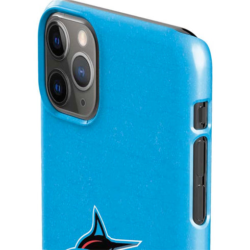 MLB Miami Marlins Solid Distressed iPhone 11 Pro Max Lite Case