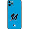 MLB Miami Marlins Solid Distressed iPhone 11 Pro Max Skin