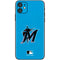 MLB Miami Marlins Solid Distressed iPhone 11 Skin