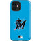 MLB Miami Marlins Solid Distressed iPhone 12 Impact Case