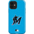MLB Miami Marlins Solid Distressed iPhone 12 Impact Case