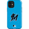 MLB Miami Marlins Solid Distressed iPhone 12 Mini Impact Case