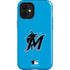 MLB Miami Marlins Solid Distressed iPhone 12 Mini Impact Case