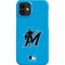 MLB Miami Marlins Solid Distressed iPhone 12 Mini Lite Case