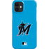 MLB Miami Marlins Solid Distressed iPhone 12 Mini Lite Case