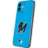 MLB Miami Marlins Solid Distressed iPhone 12 Mini Skin