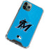 MLB Miami Marlins Solid Distressed iPhone 12 Pro Clear Case