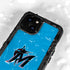MLB Miami Marlins Solid Distressed iPhone 13 Mini Waterproof Case