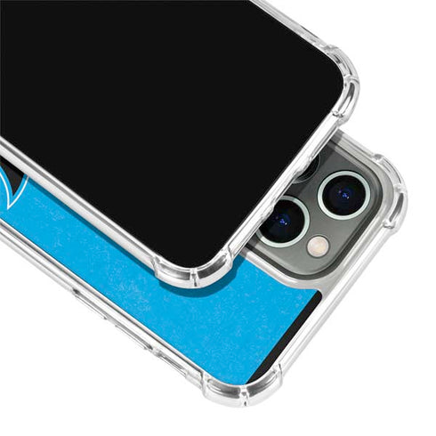 MLB Miami Marlins Solid Distressed iPhone 13 Pro Clear Case