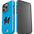 MLB Miami Marlins Solid Distressed iPhone 13 Pro Impact Case