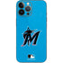 MLB Miami Marlins Solid Distressed iPhone 13 Pro Max Skin