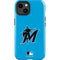 MLB Miami Marlins Solid Distressed iPhone 15 Plus Impact Case