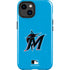 MLB Miami Marlins Solid Distressed iPhone 15 Plus Impact Case