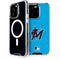 MLB Miami Marlins Solid Distressed iPhone 15 Pro MagSafe Case