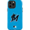 MLB Miami Marlins Solid Distressed iPhone 15 Pro Max Impact Case
