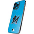 MLB Miami Marlins Solid Distressed iPhone 14 Pro Max Skin