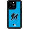 MLB Miami Marlins Solid Distressed iPhone 14 Pro Waterproof Case