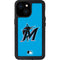 MLB Miami Marlins Solid Distressed iPhone 15 Waterproof Case