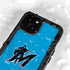 MLB Miami Marlins Solid Distressed iPhone 15 Waterproof Case
