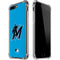 MLB Miami Marlins Solid Distressed iPhone 7/8 Plus Clear Case