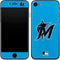 MLB Miami Marlins Solid Distressed iPhone 7 Skin