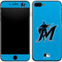 MLB Miami Marlins Solid Distressed iPhone 8 Plus Skin