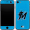 MLB Miami Marlins Solid Distressed iPhone 8 Skin