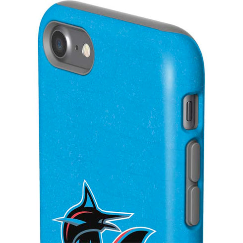 MLB Miami Marlins Solid Distressed iPhone SE (2nd & 3rd Gen) Pro Case