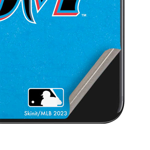 MLB Miami Marlins Solid Distressed iPhone SE (2nd & 3rd Gen) Skin