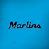 MLB Miami Marlins Solid Distressed iPhone X Skin