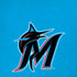 MLB Miami Marlins Solid Distressed iPhone XR Skin