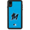 MLB Miami Marlins Solid Distressed iPhone XR Waterproof Case